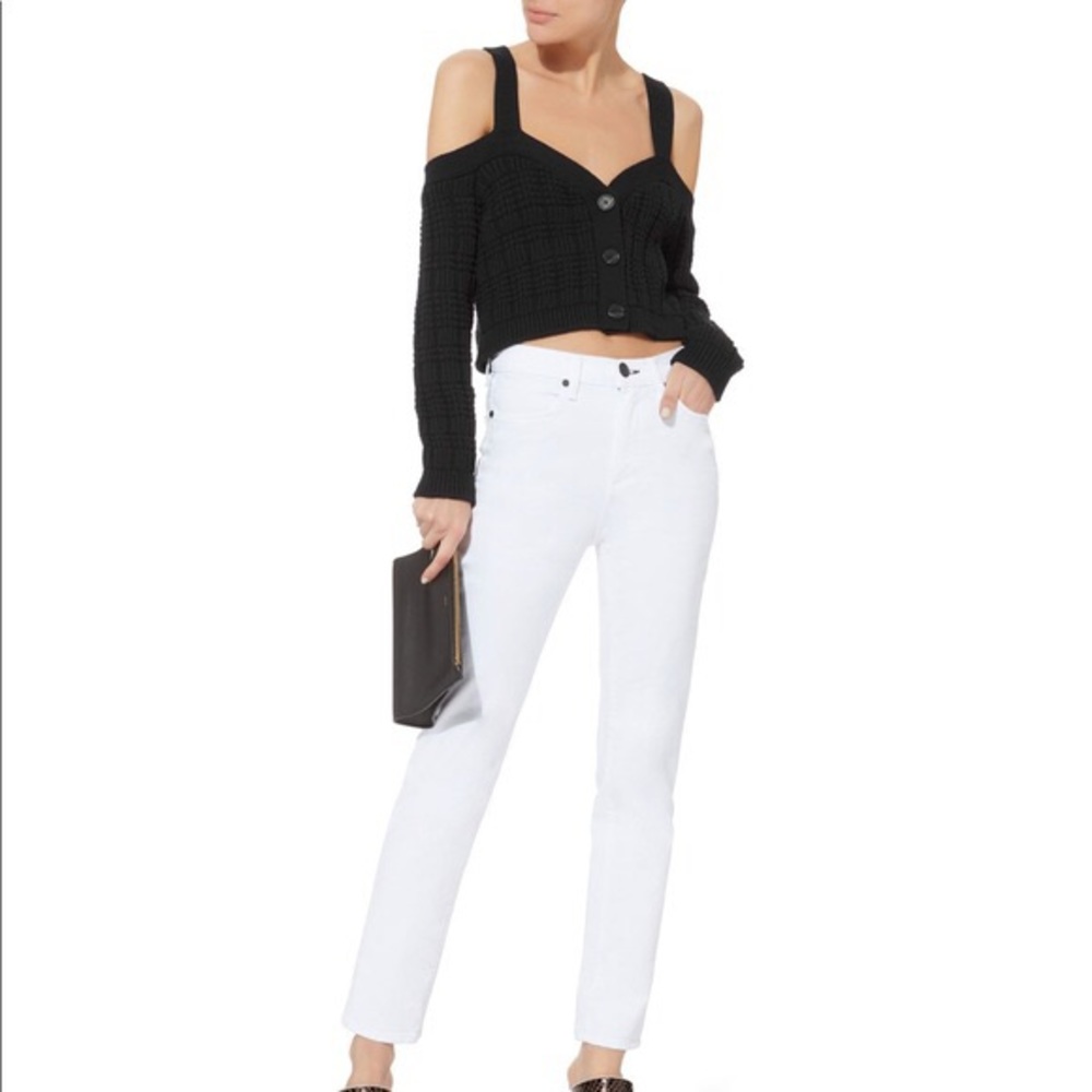 ‼️NEW‼️Intermix Rhea Cropped Cut Out Sweater